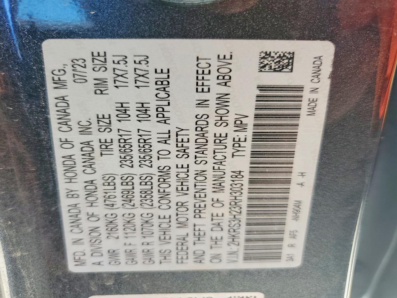 2024 HONDA CR-V LX photo 27