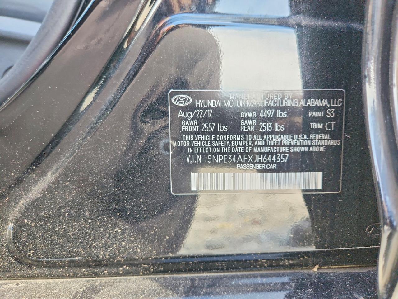 2018 HYUNDAI SONATA SEL photo 12