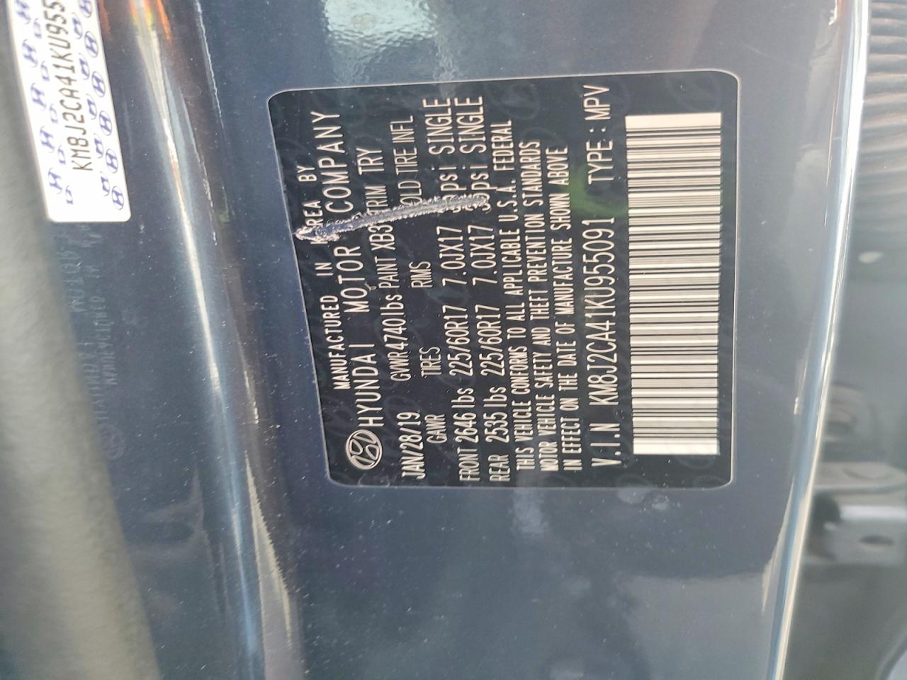 2019 HYUNDAI TUCSON SE photo 34