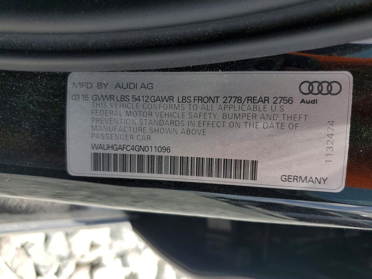 2016 AUDI A6 PRESTIGE photo 12