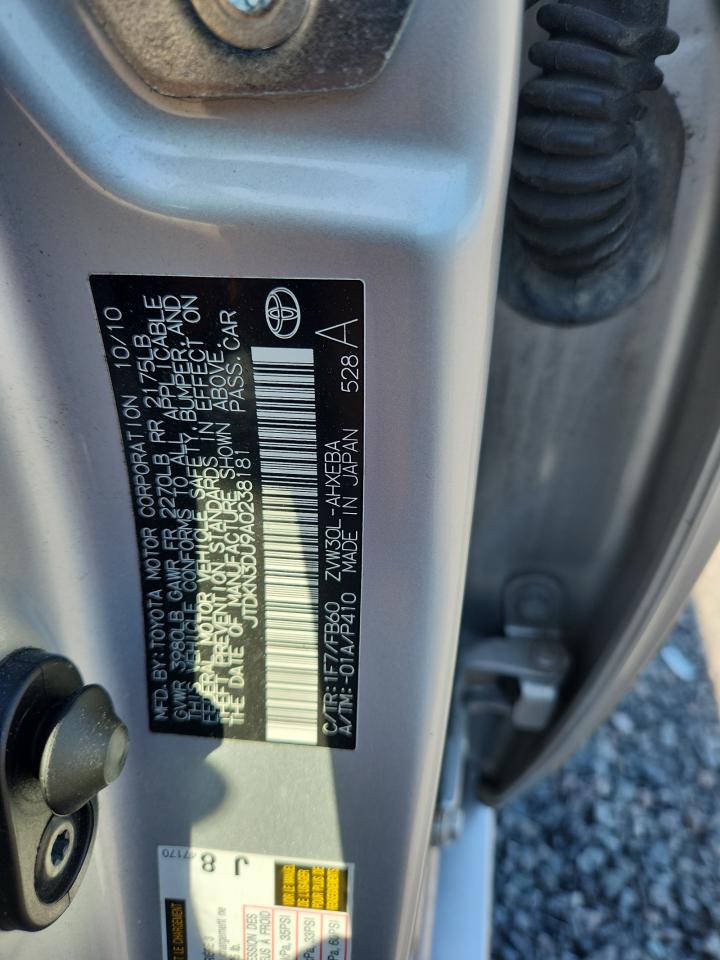 2010 TOYOTA PRIUS photo 23