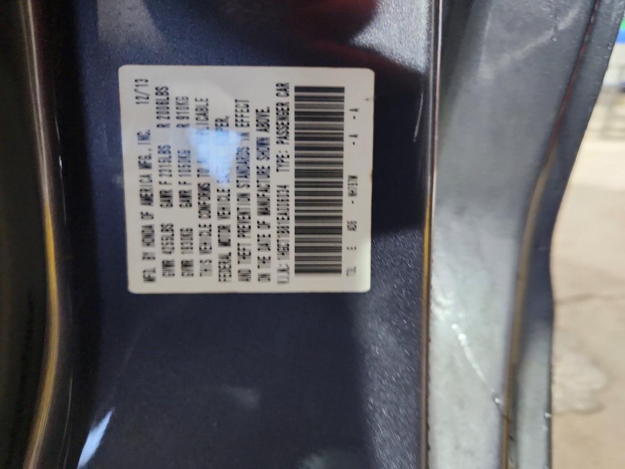 2014 HONDA ACCORD EXL photo 23