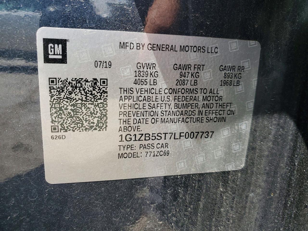 2020 CHEVROLET MALIBU LS photo 23