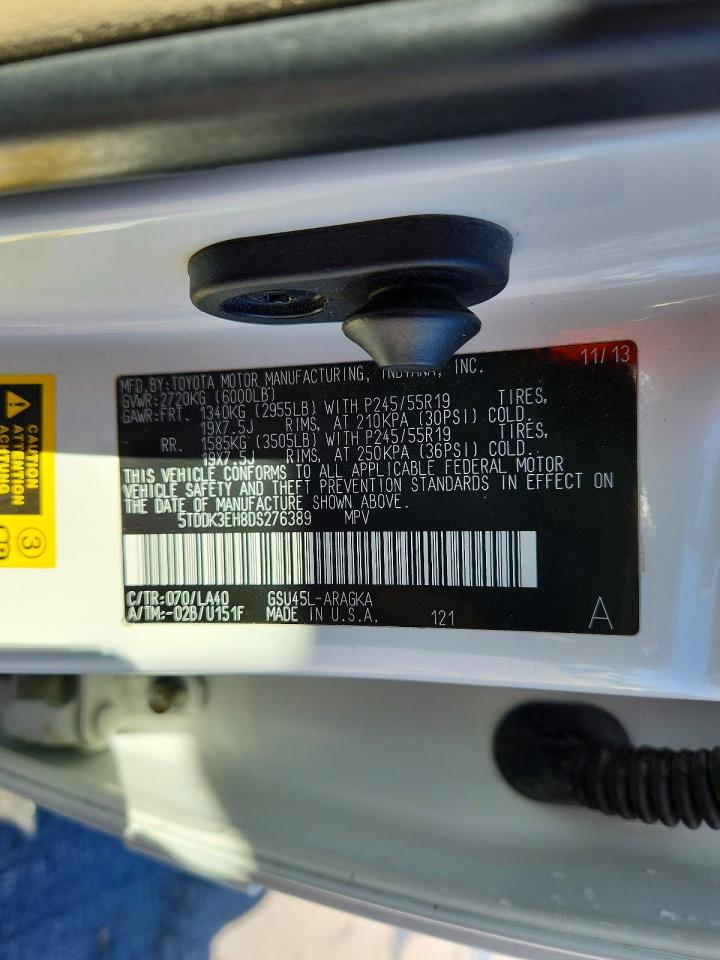 2013 TOYOTA HIGHLANDER LIMITED photo 25