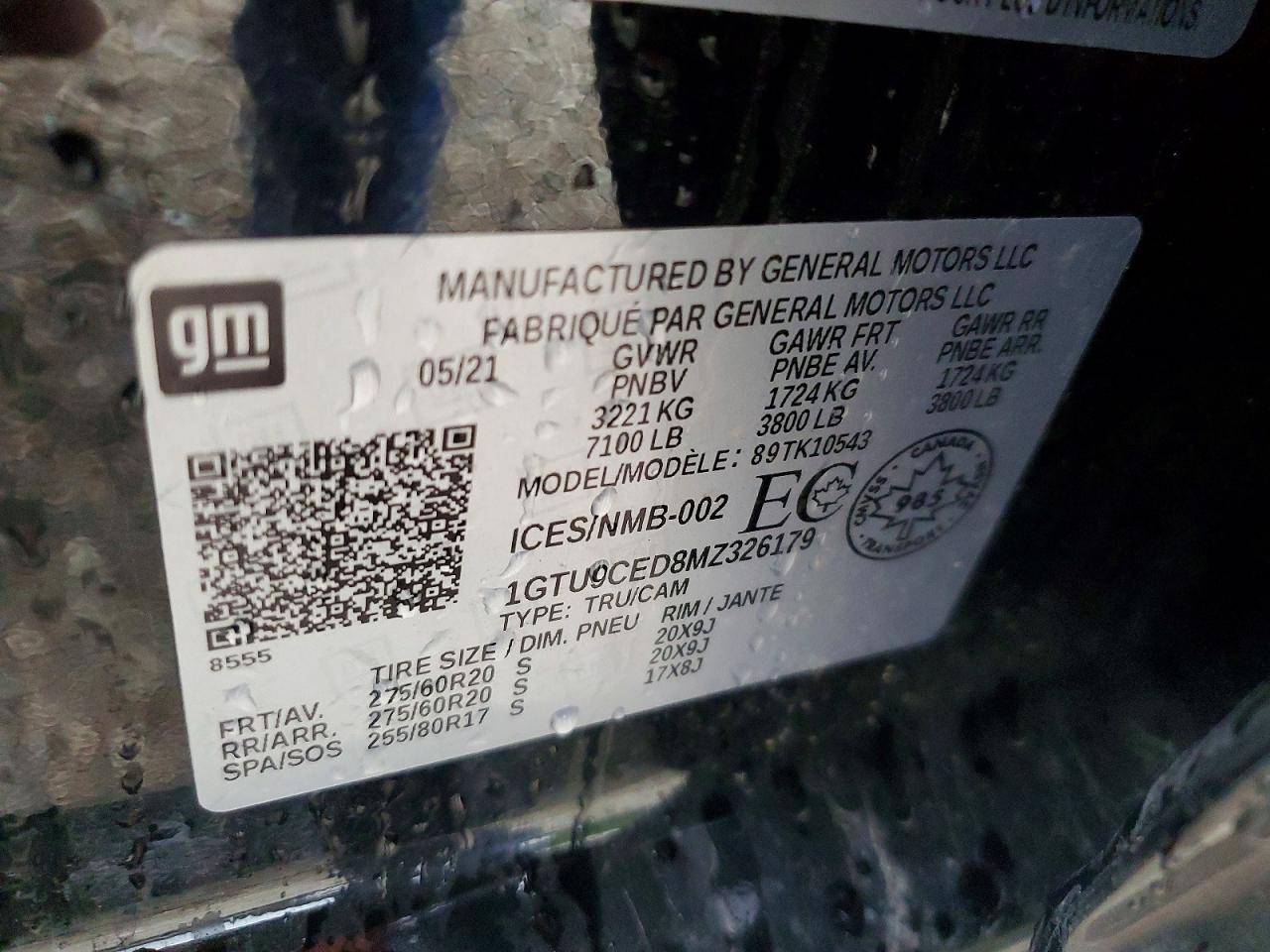 2021 GMC SIERRA K1500 ELEVATION photo 23