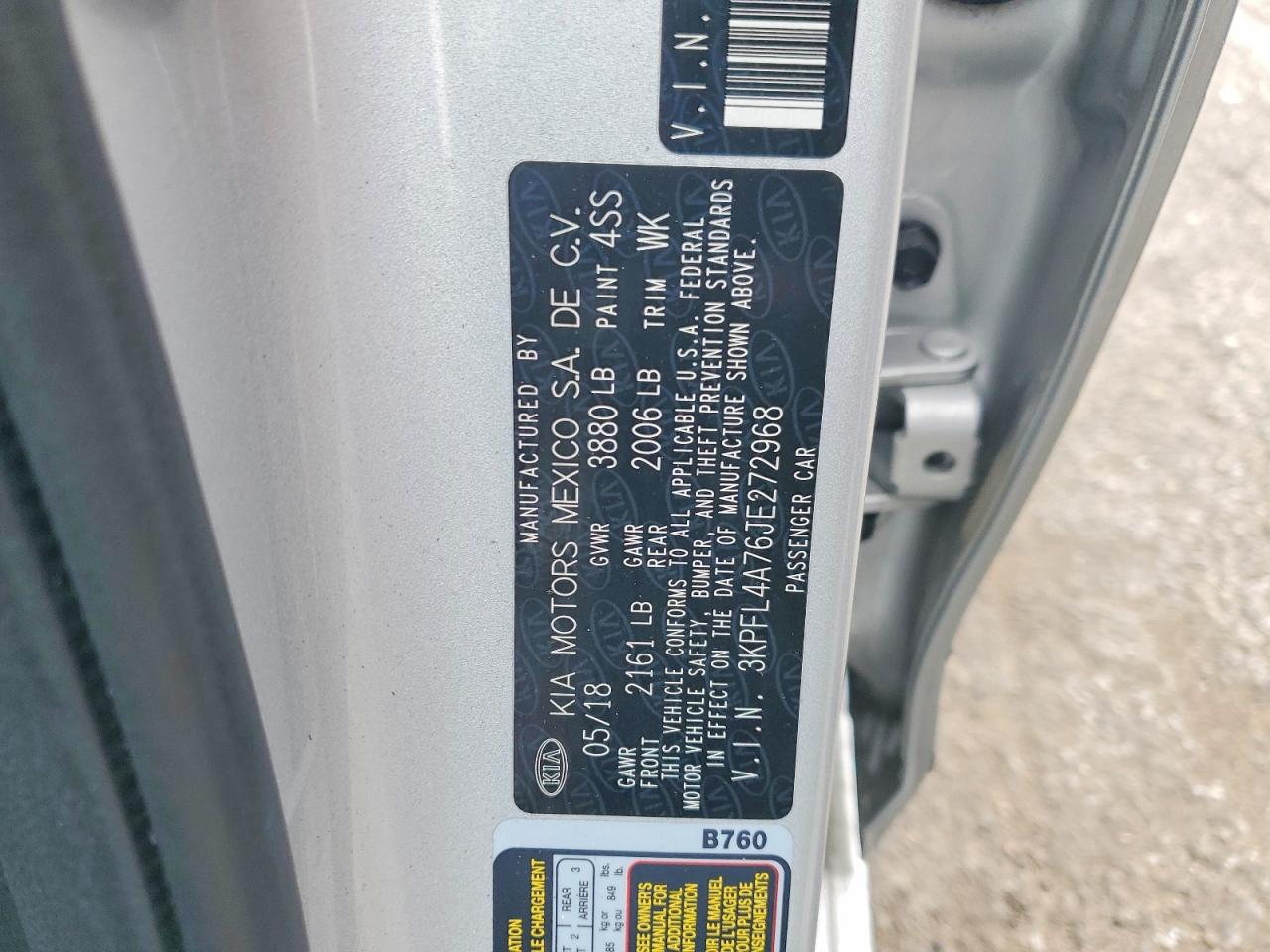 2018 KIA FORTE LX photo 23