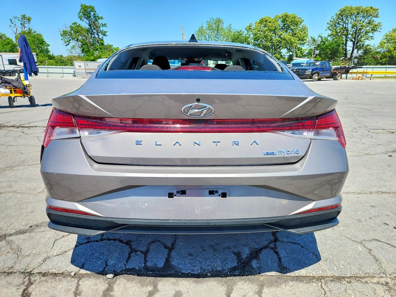 2021 HYUNDAI ELANTRA BLUE photo 6
