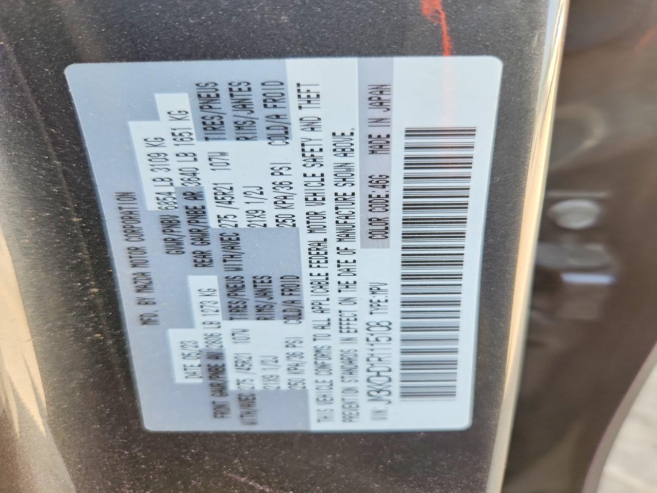 2024 MAZDA CX-90 PREMIUM photo 64
