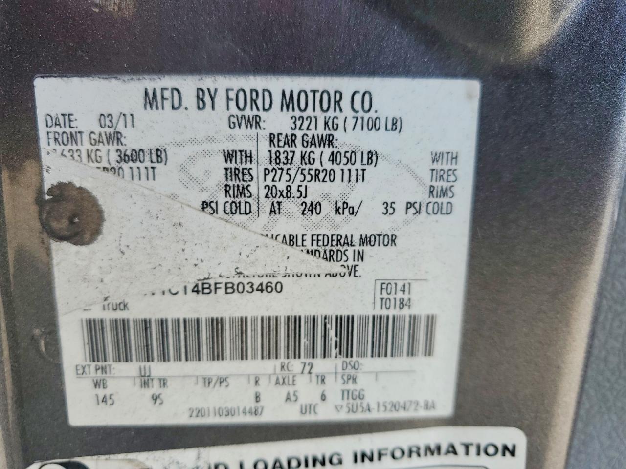 2011 FORD F150 SUPERCREW photo 34