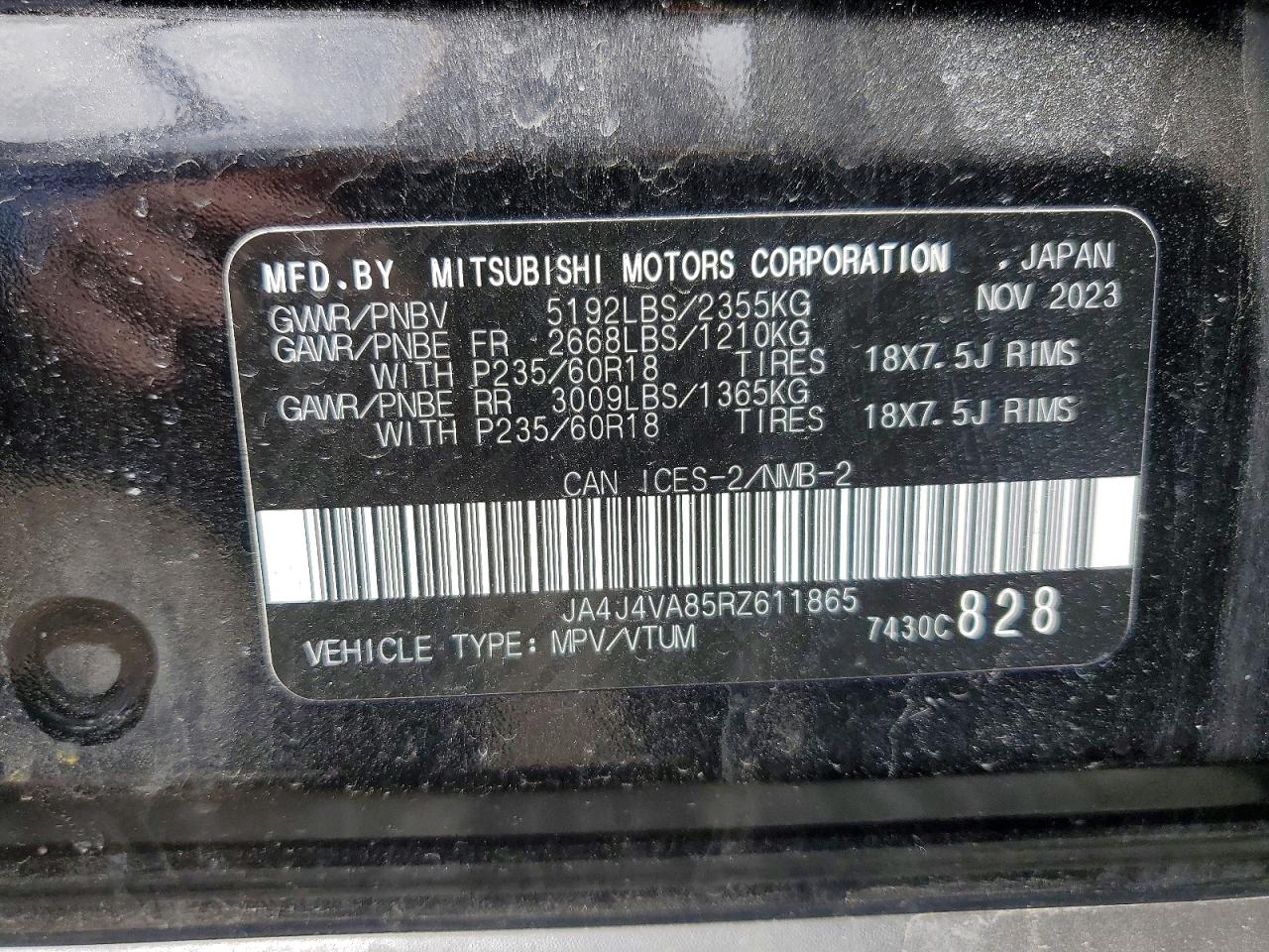 2024 MITSUBISHI OUTLANDER SE photo 37