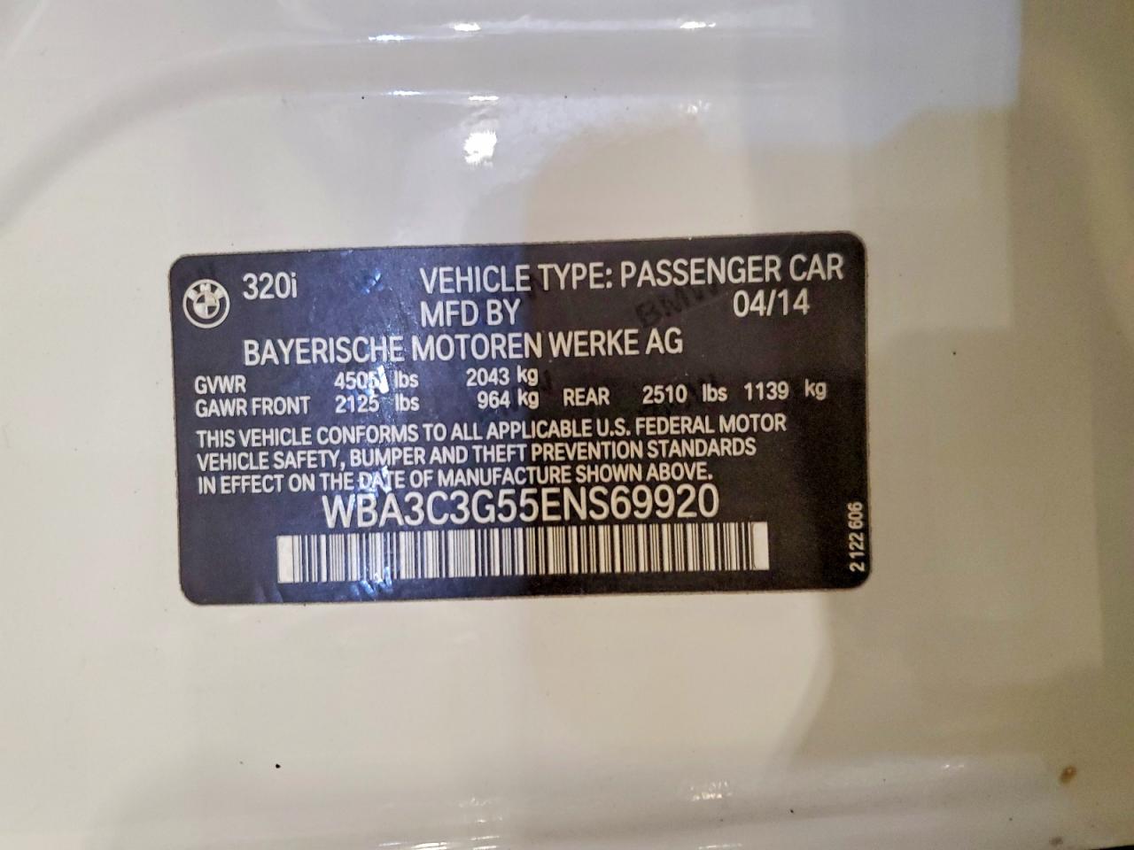 2014 BMW 320 I XDRIVE photo 34