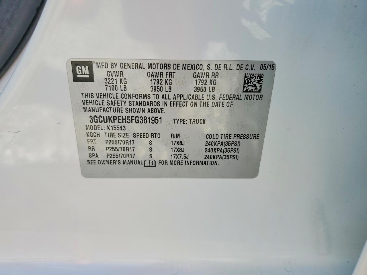 2015 CHEVROLET SILVERADO K1500 photo 12