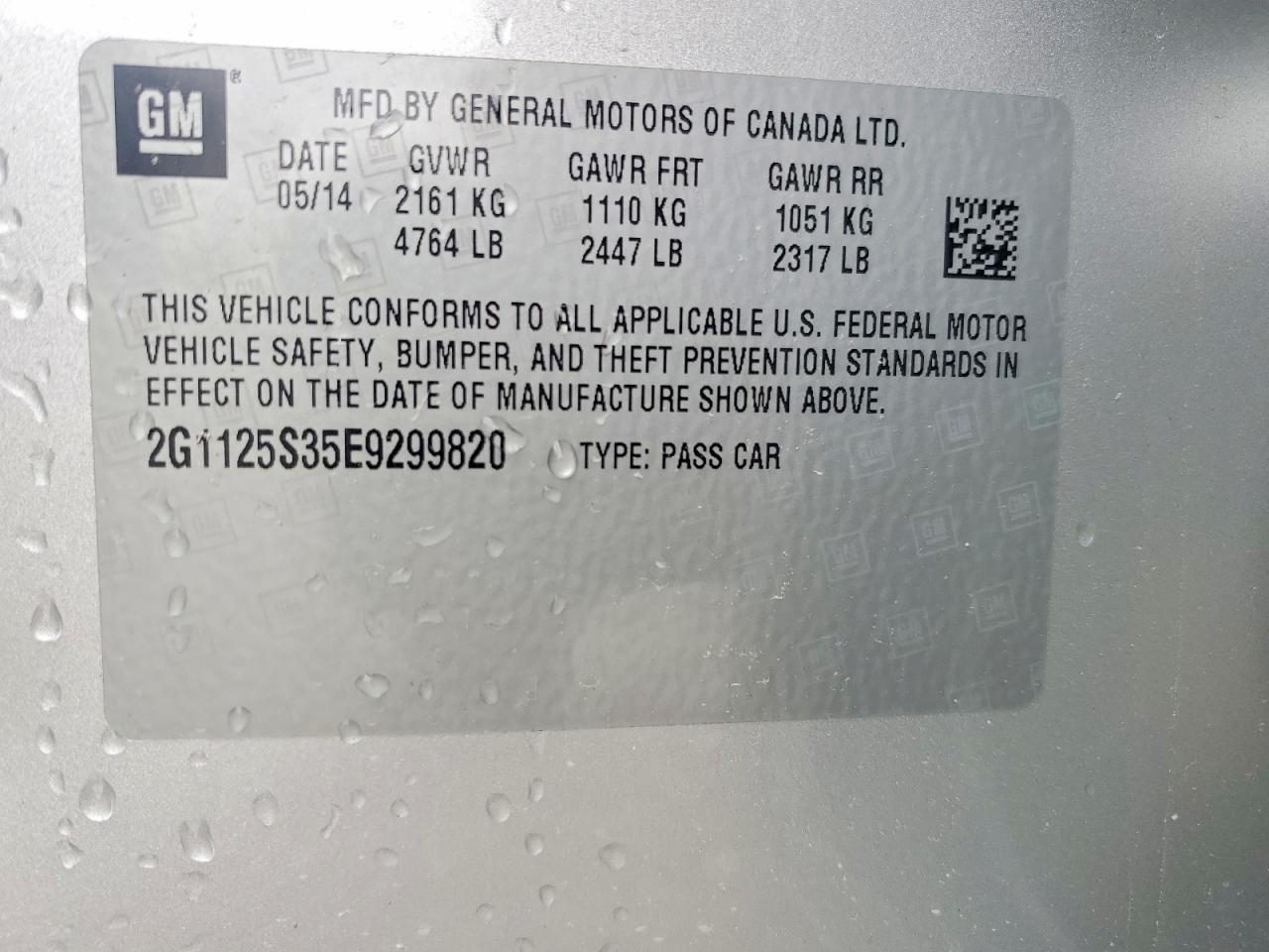 2014 CHEVROLET IMPALA LT photo 23