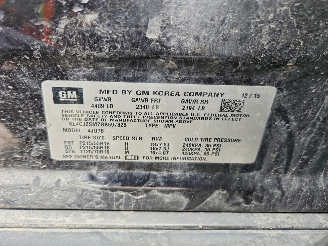 2016 BUICK ENCORE SPORT TOURING photo 23