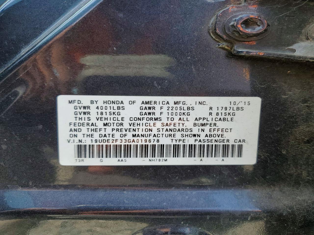 2016 ACURA ILX BASE WATCH PLUS photo 25