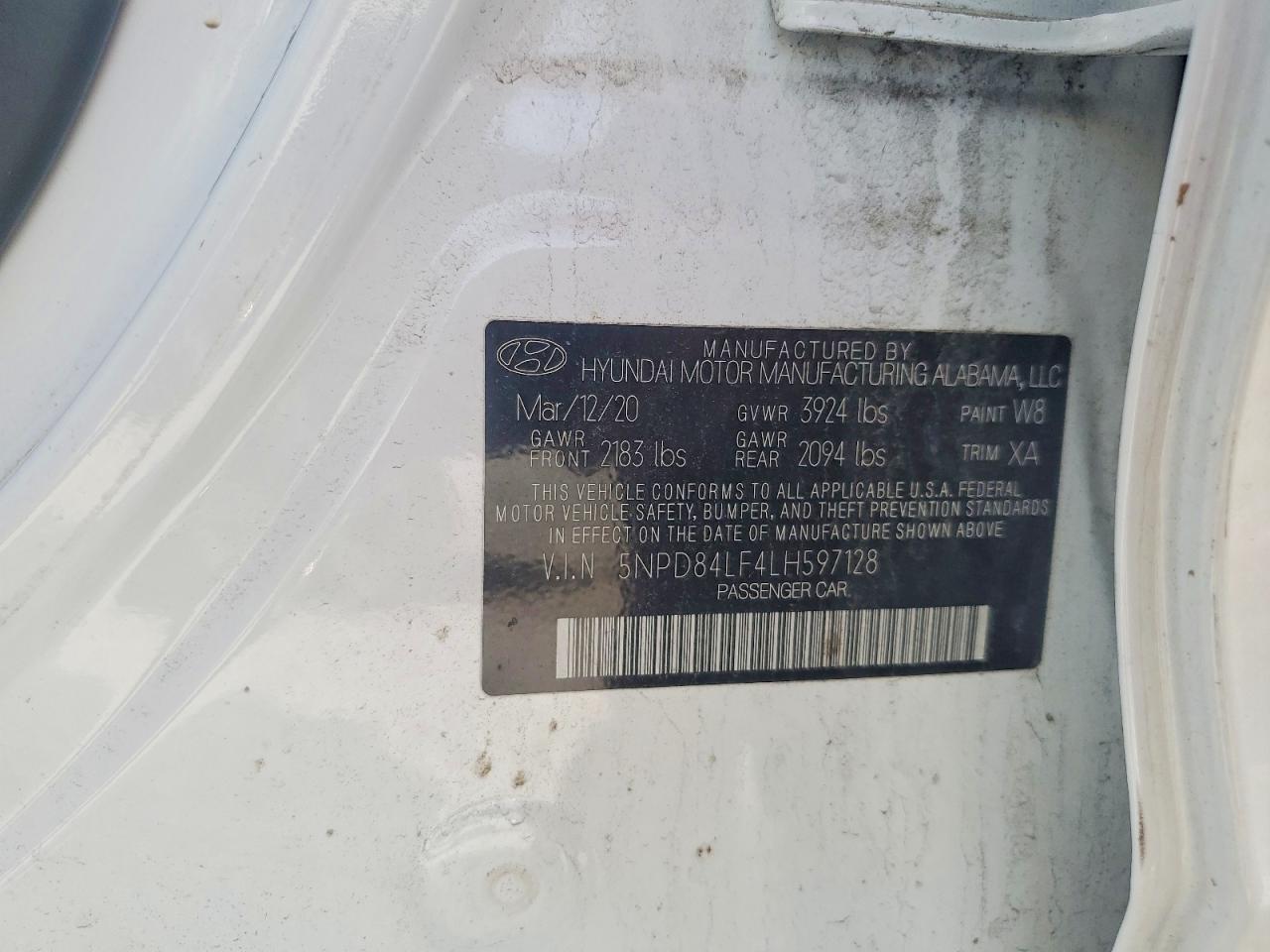 2020 HYUNDAI ELANTRA LIMITED photo 12