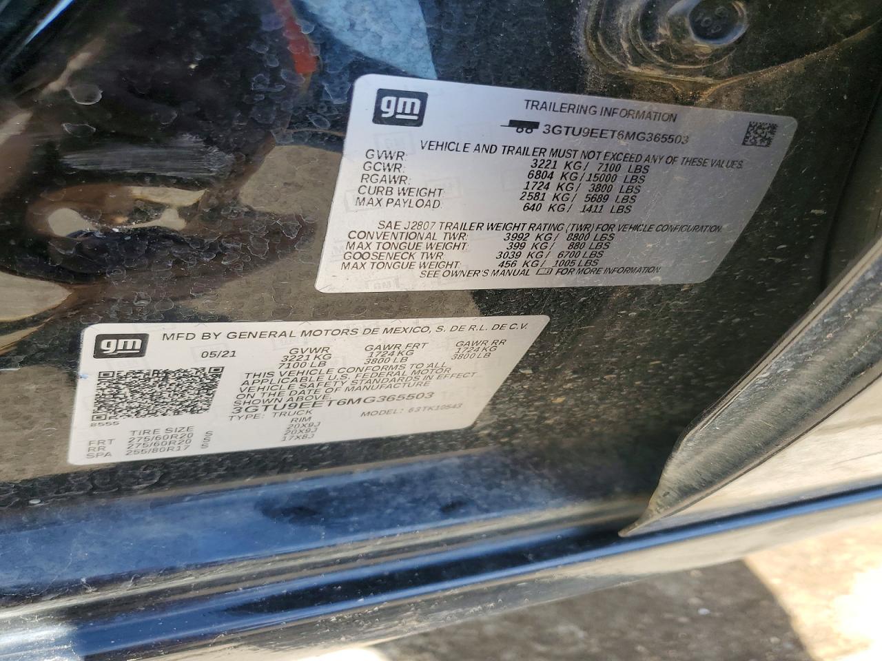 2021 GMC SIERRA K1500 AT4 photo 12