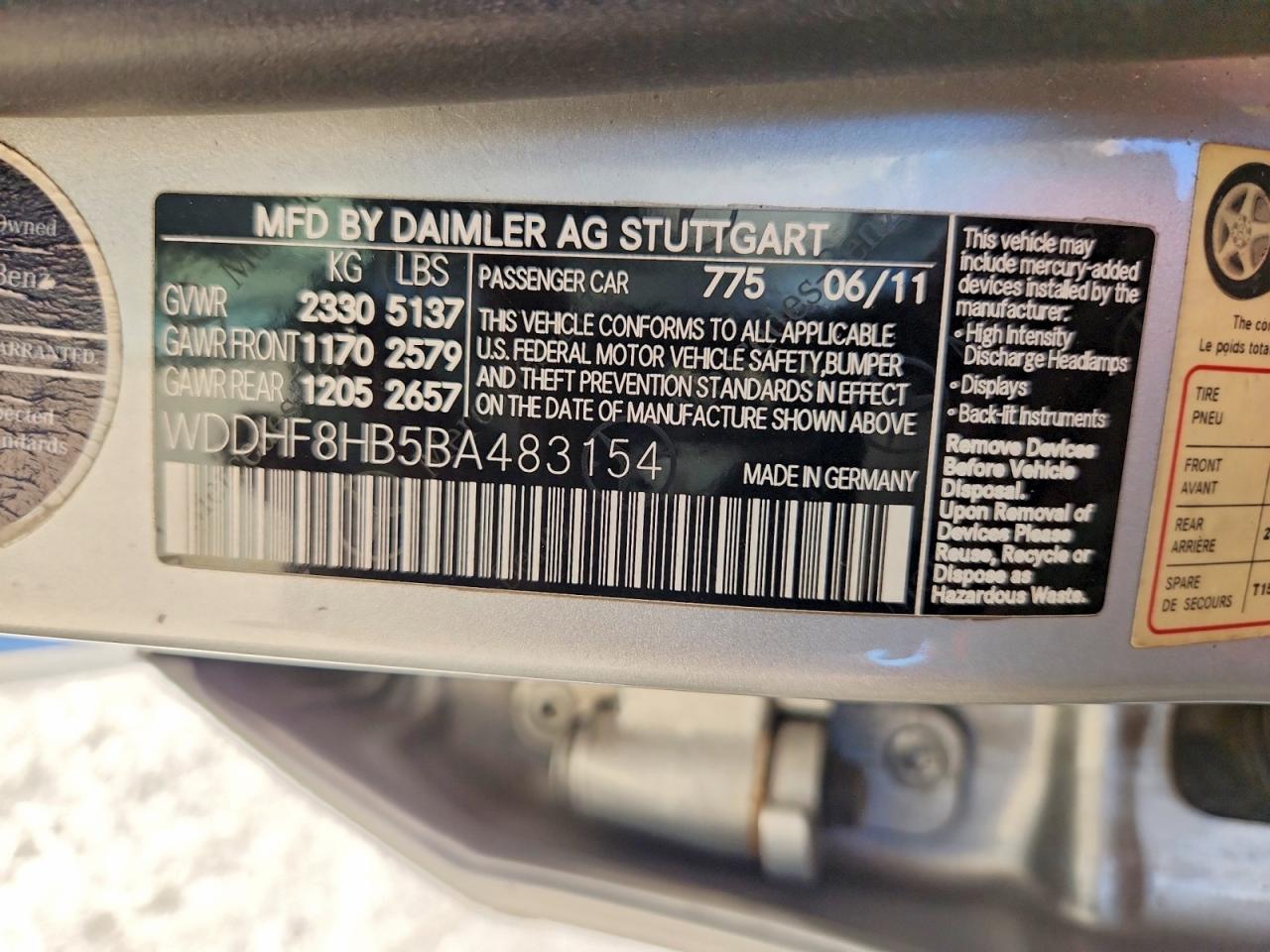 2011 MERCEDES-BENZ E 350 4MATIC photo 12