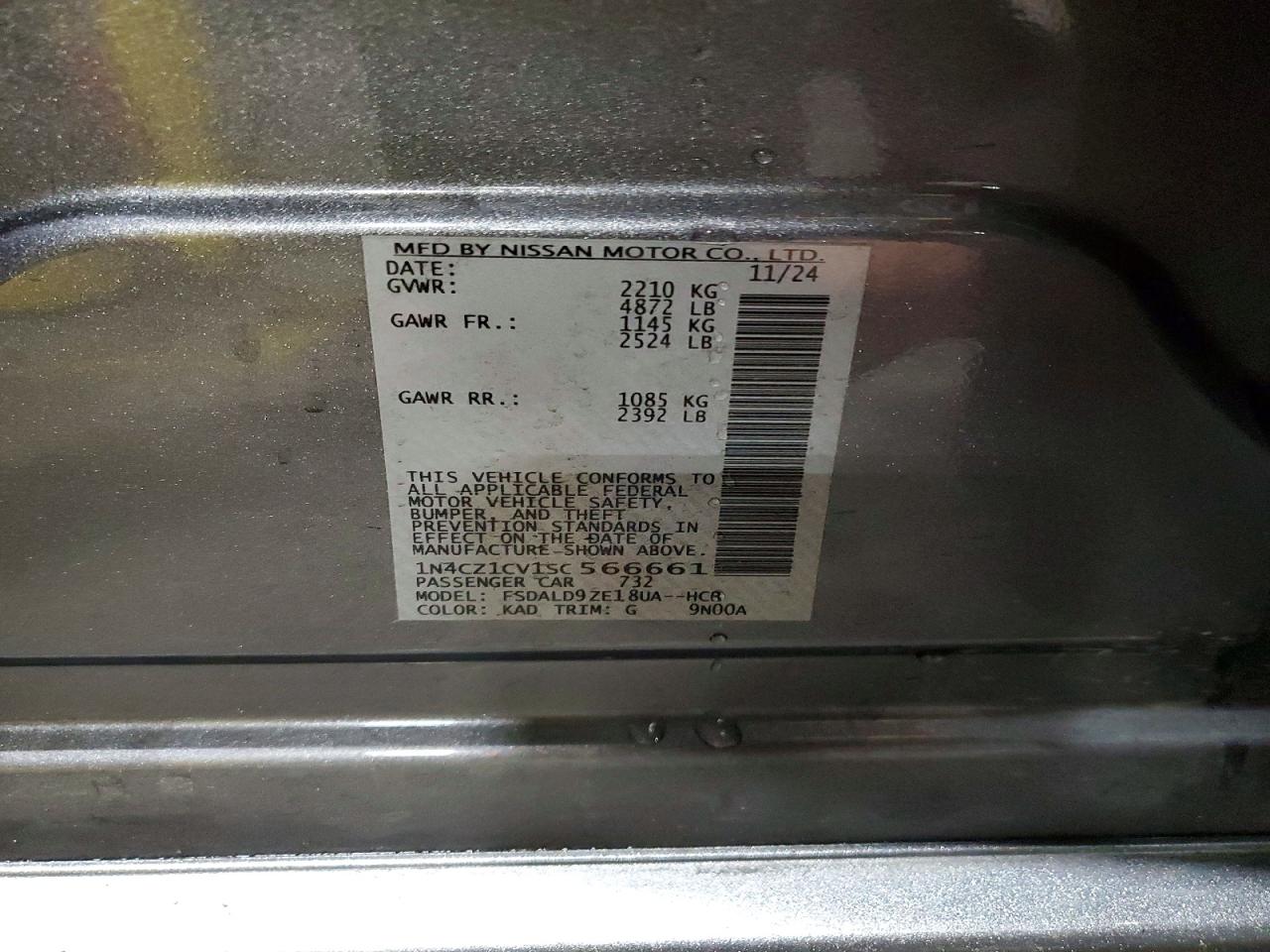 2025 NISSAN LEAF SV PLUS photo 23