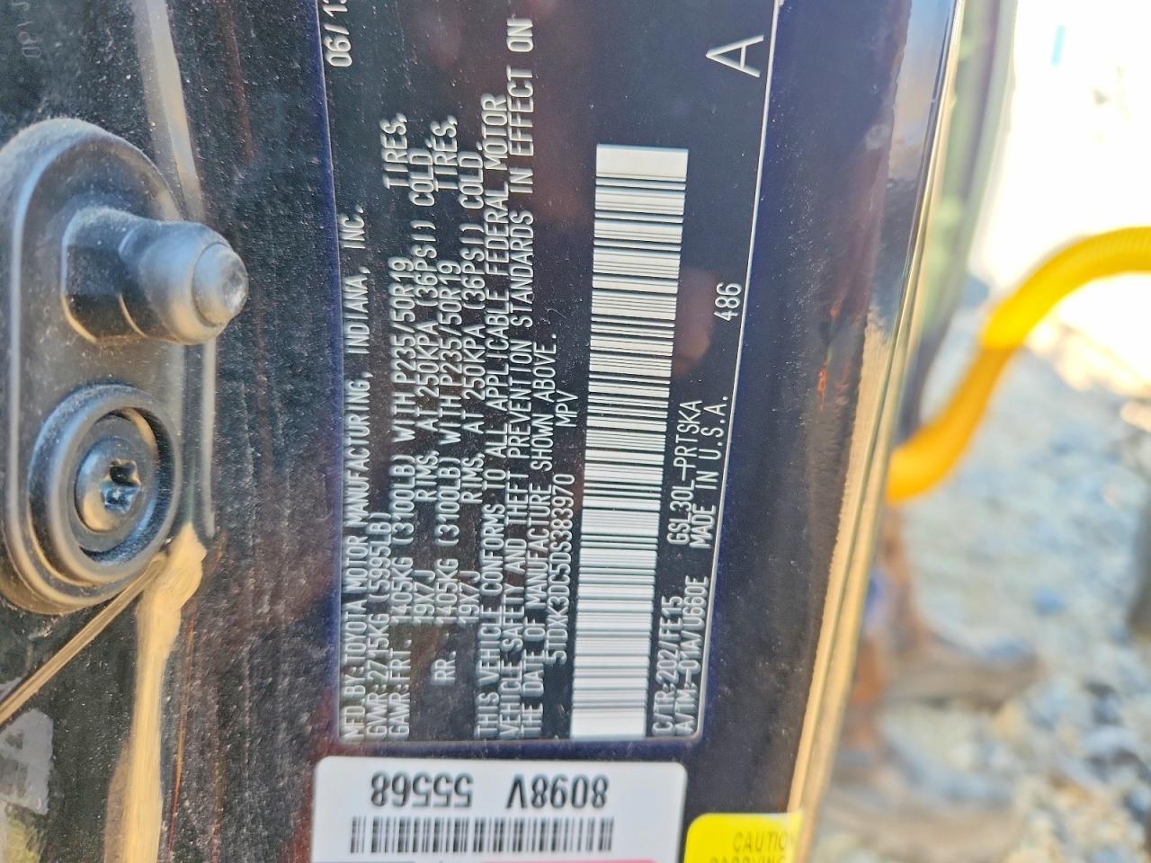 2013 TOYOTA SIENNA SPORT photo 13