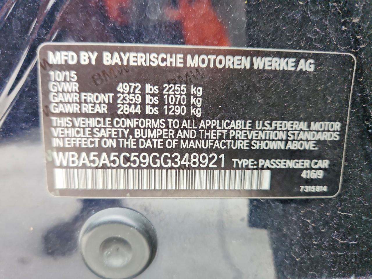 2016 BMW 528 I photo 23