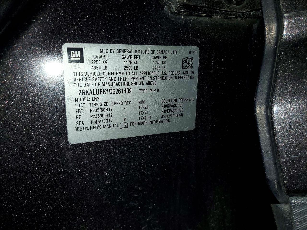 2013 GMC TERRAIN SLT photo 37