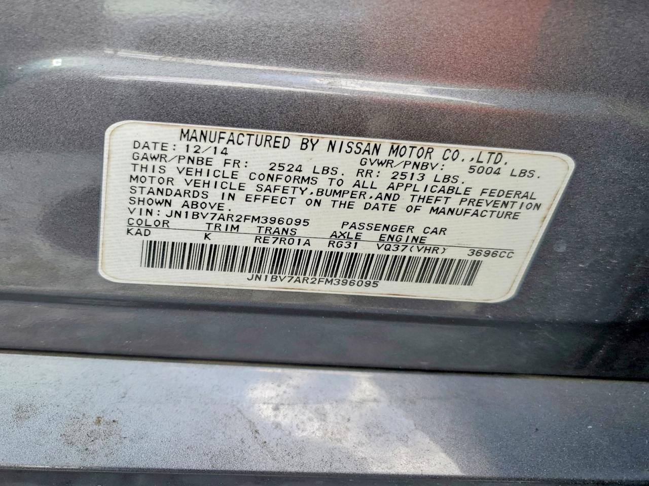 2015 INFINITI Q50 BASE photo 37