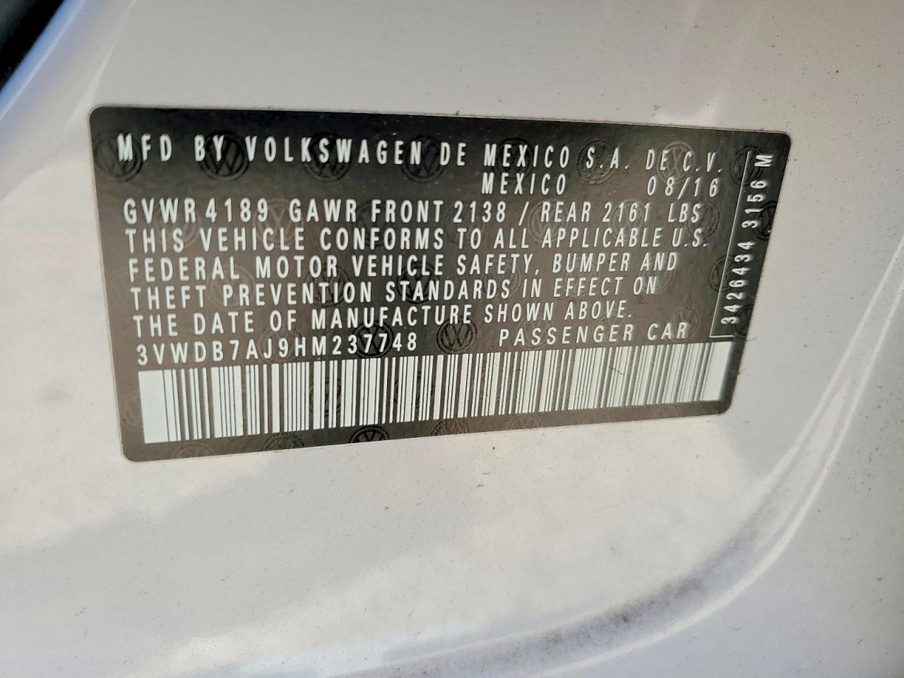 2017 VOLKSWAGEN JETTA SE photo 23