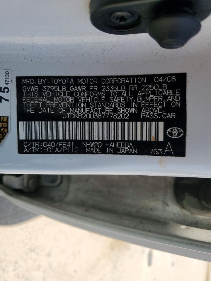 2008 TOYOTA PRIUS BASE photo 37