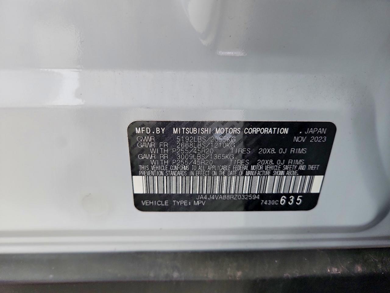 2024 MITSUBISHI OUTLANDER SE photo 37