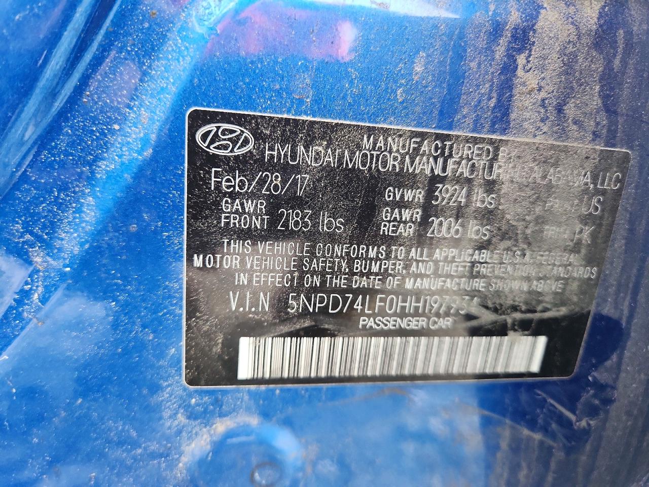 2017 HYUNDAI ELANTRA SE photo 25