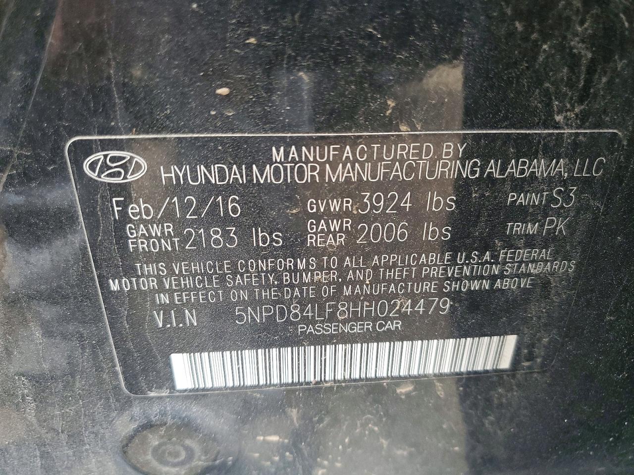 2017 HYUNDAI ELANTRA LIMITED photo 23