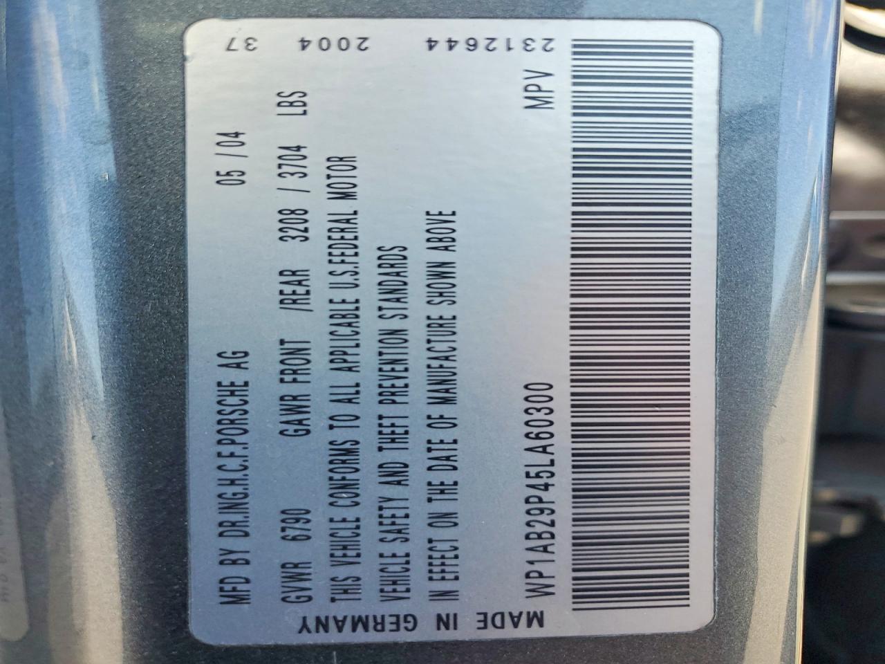 2005 PORSCHE CAYENNE S photo 27