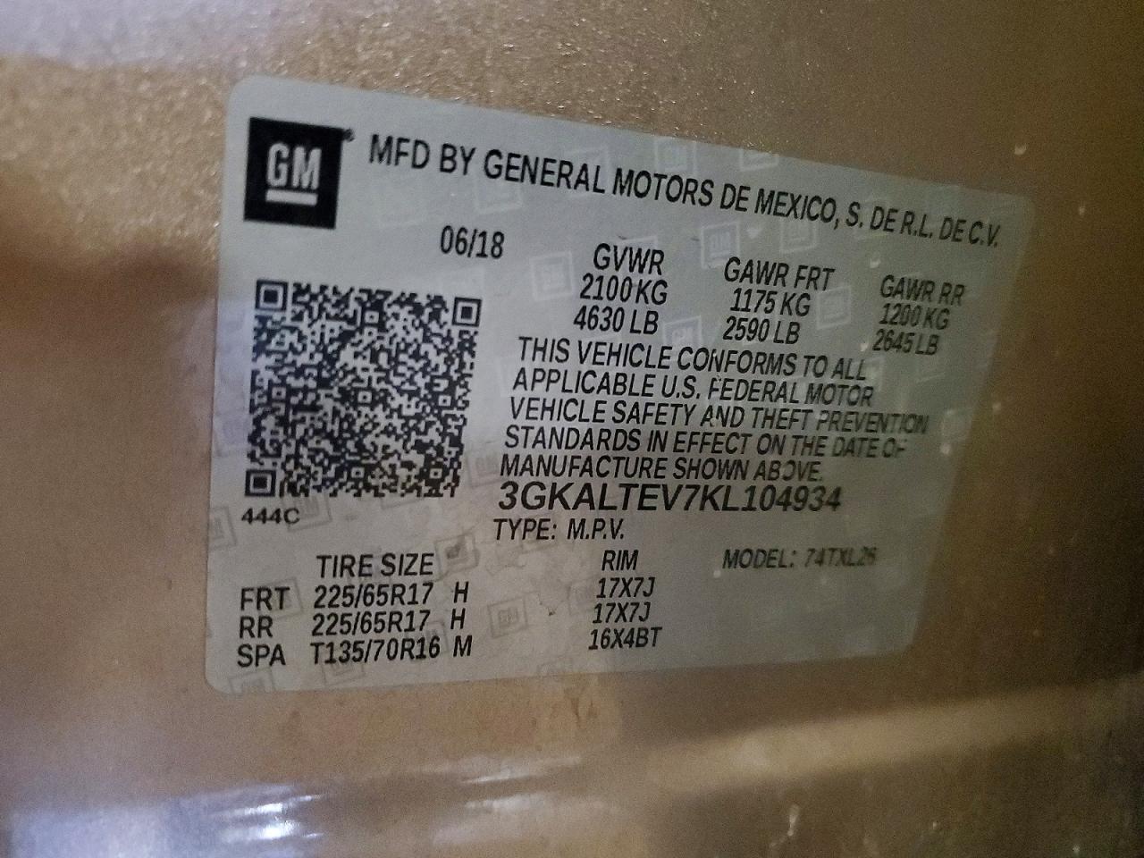 2019 GMC TERRAIN SLE photo 25