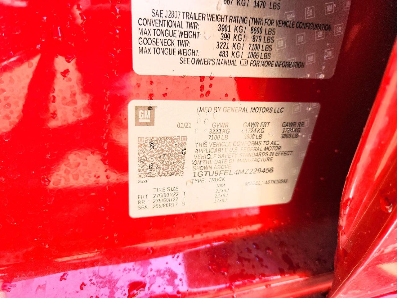 2021 GMC SIERRA K1500 DENALI photo 23