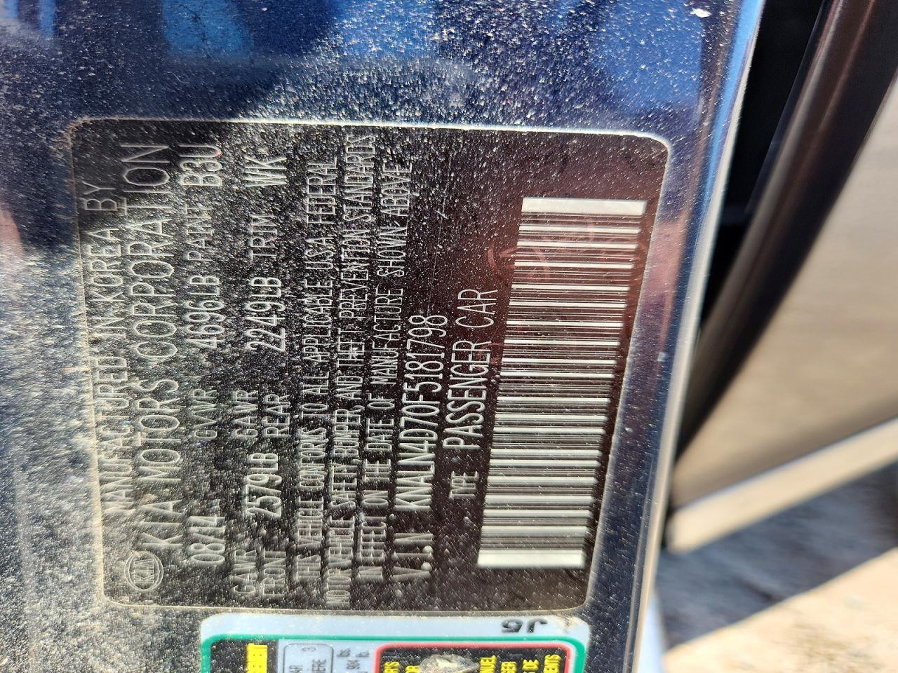 2015 KIA CADENZA PREMIUM photo 23