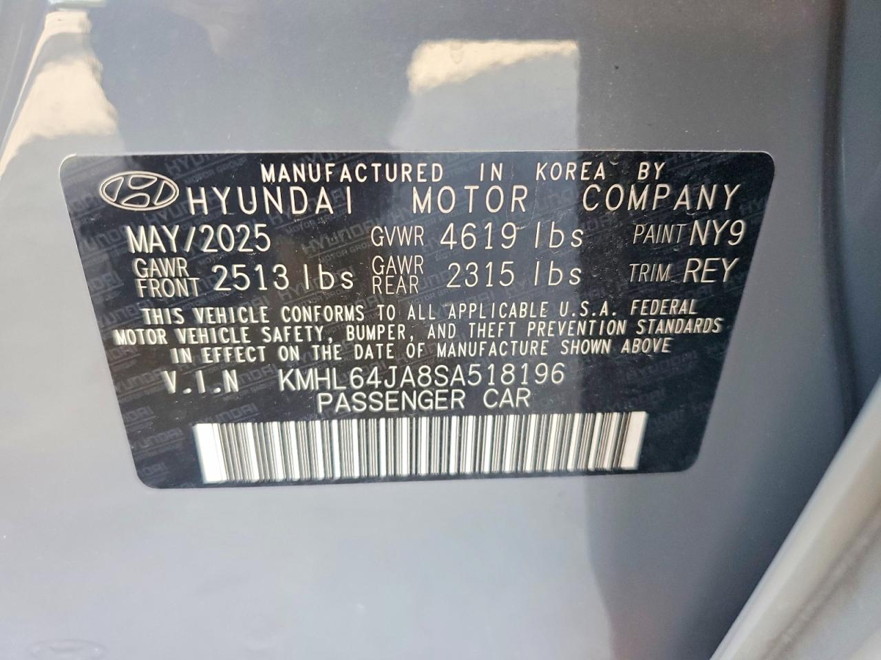 2025 HYUNDAI SONATA SEL photo 23