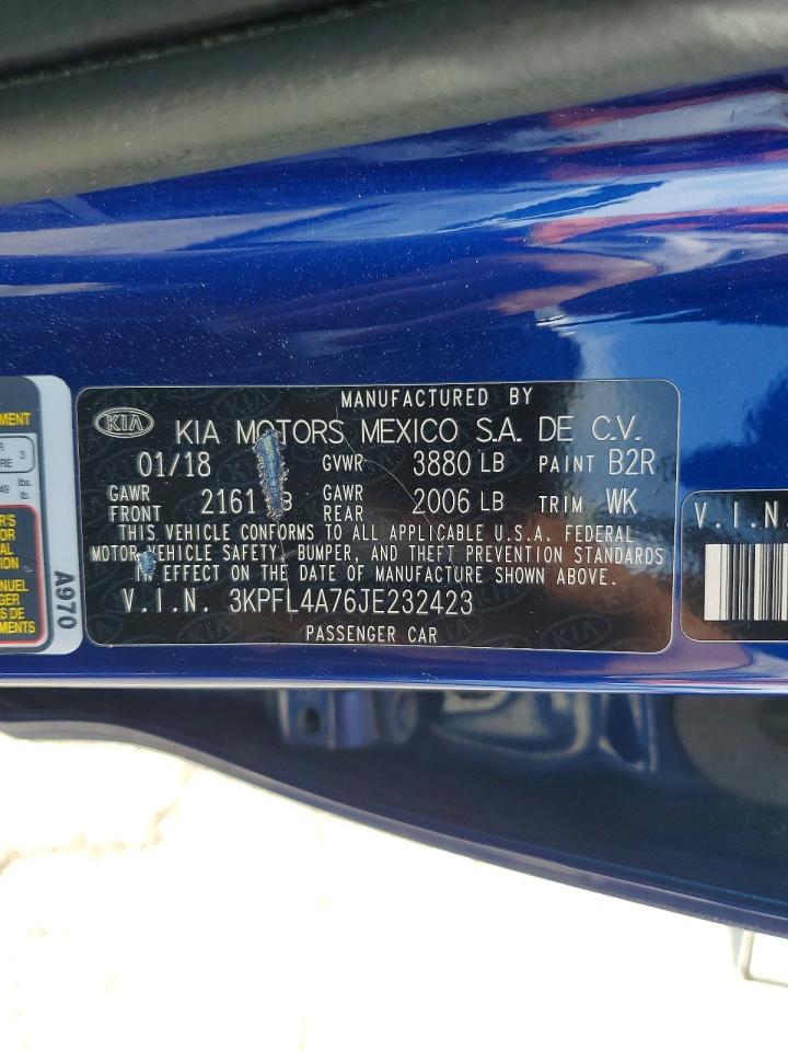 2018 KIA FORTE LX photo 23
