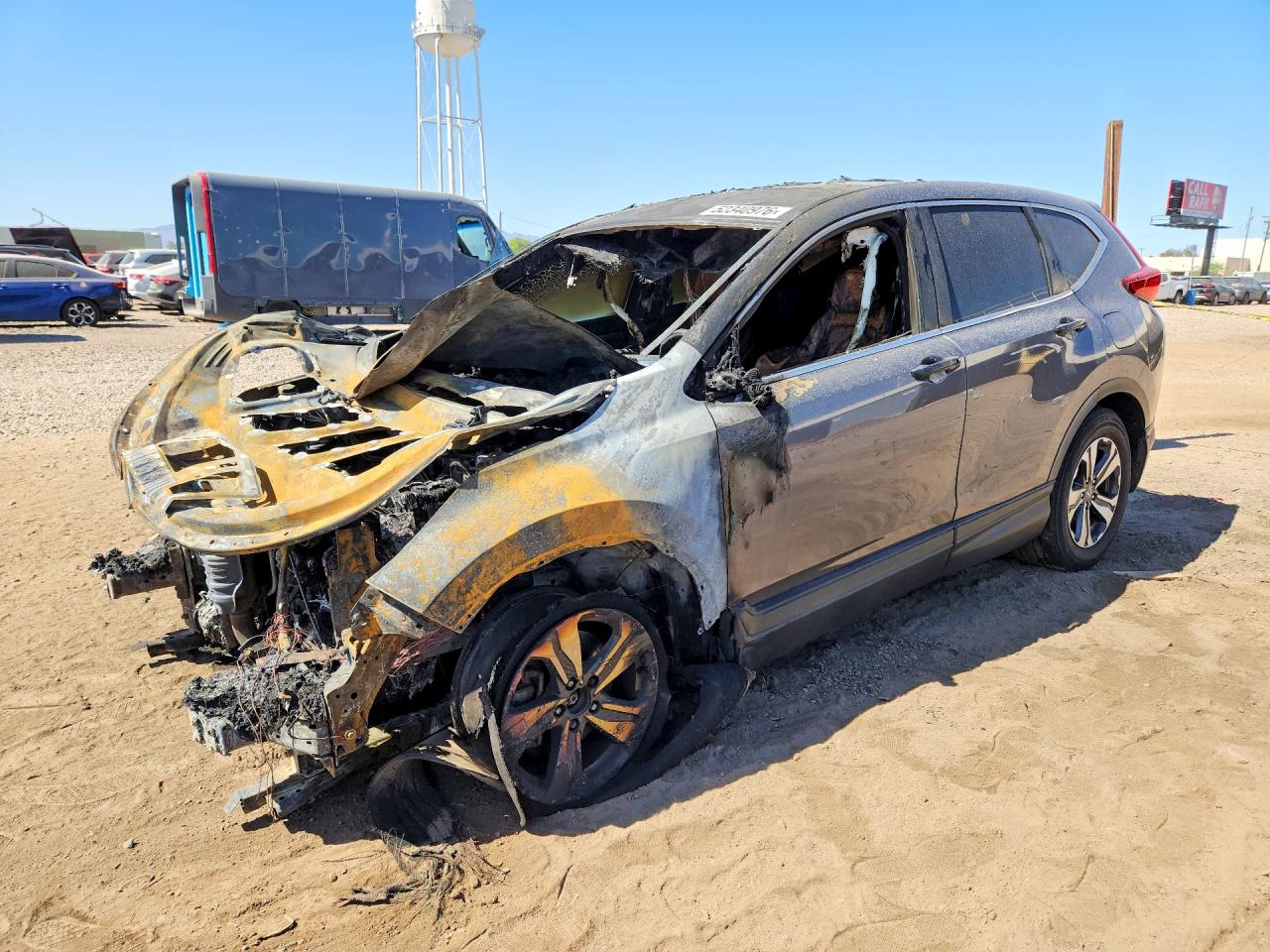 2019 HONDA CR-V LX — BURN - ENGINE damage — photo 1