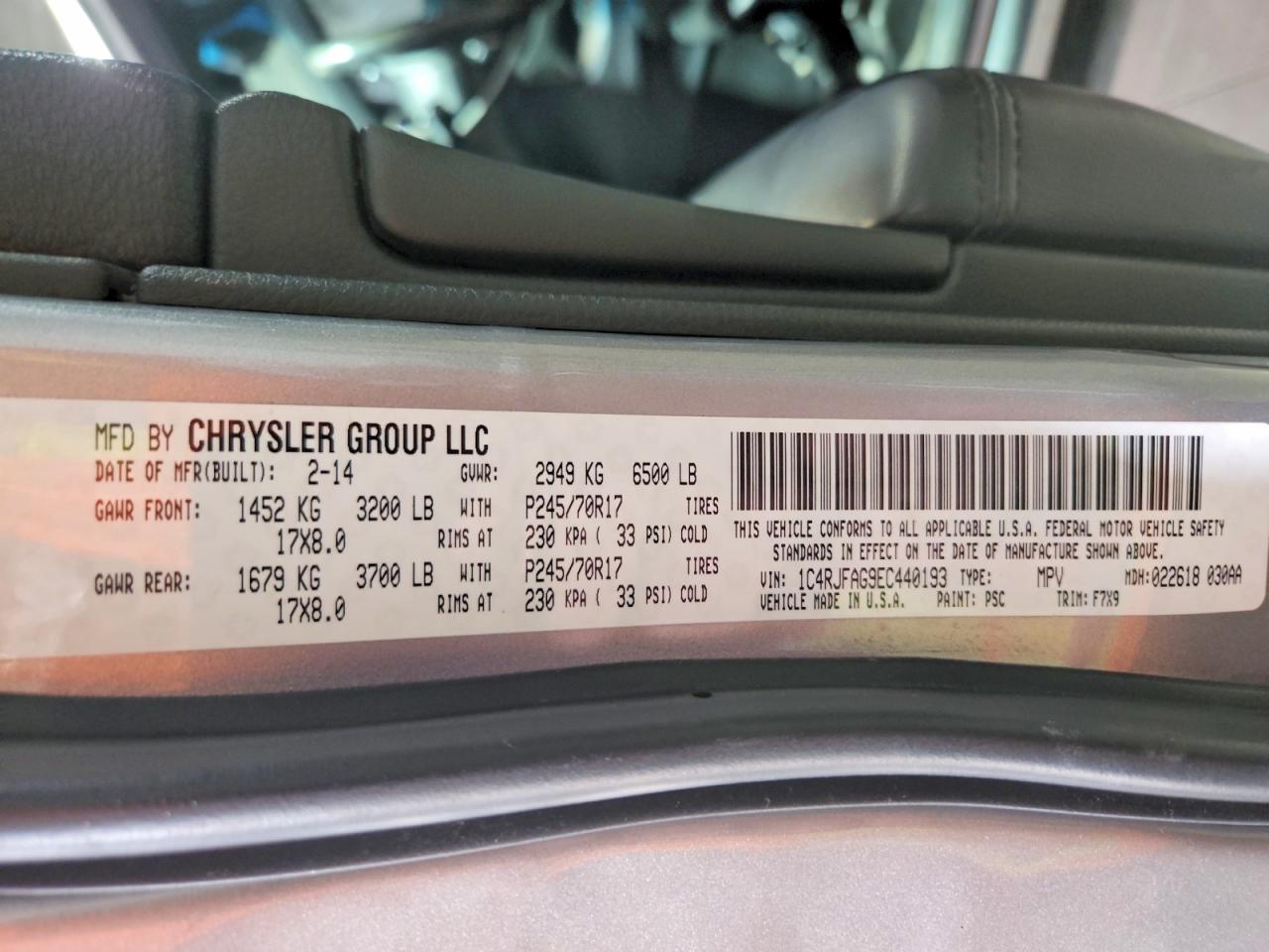 2014 JEEP GRAND CHEROKEE LAREDO photo 23