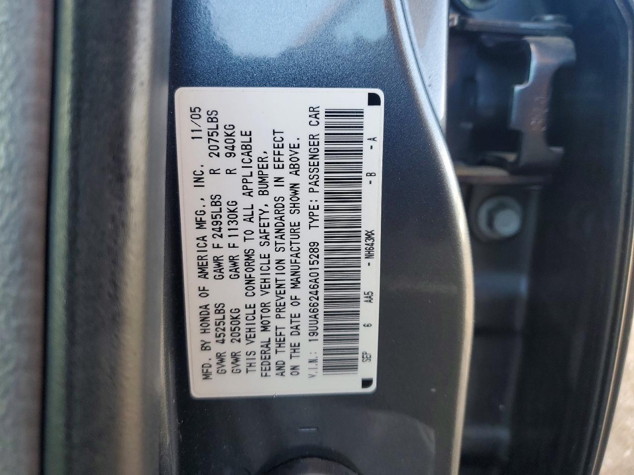 2006 ACURA 3.2TL photo 34