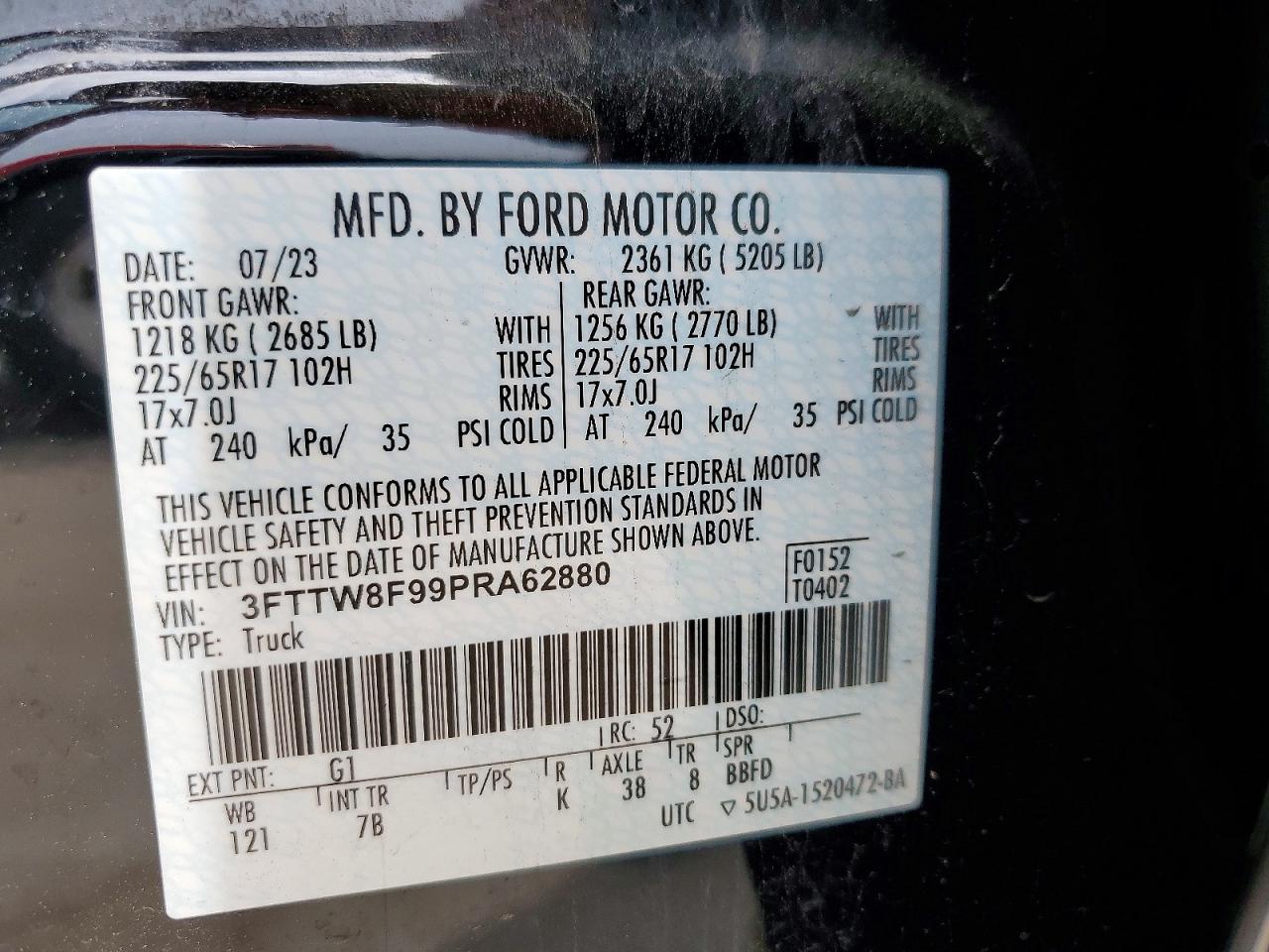 2023 FORD MAVERICK XL photo 37