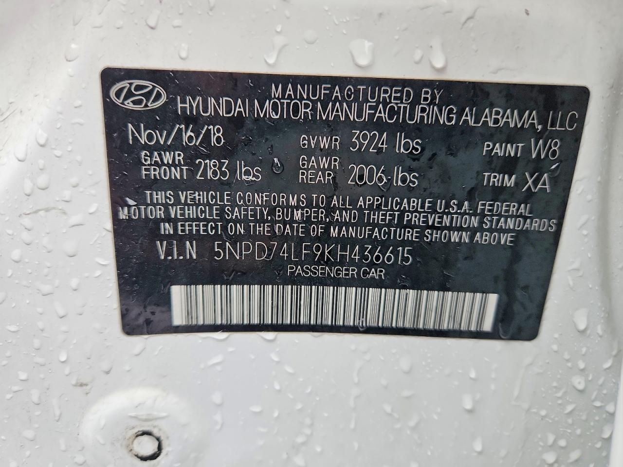 2019 HYUNDAI ELANTRA SE photo 23