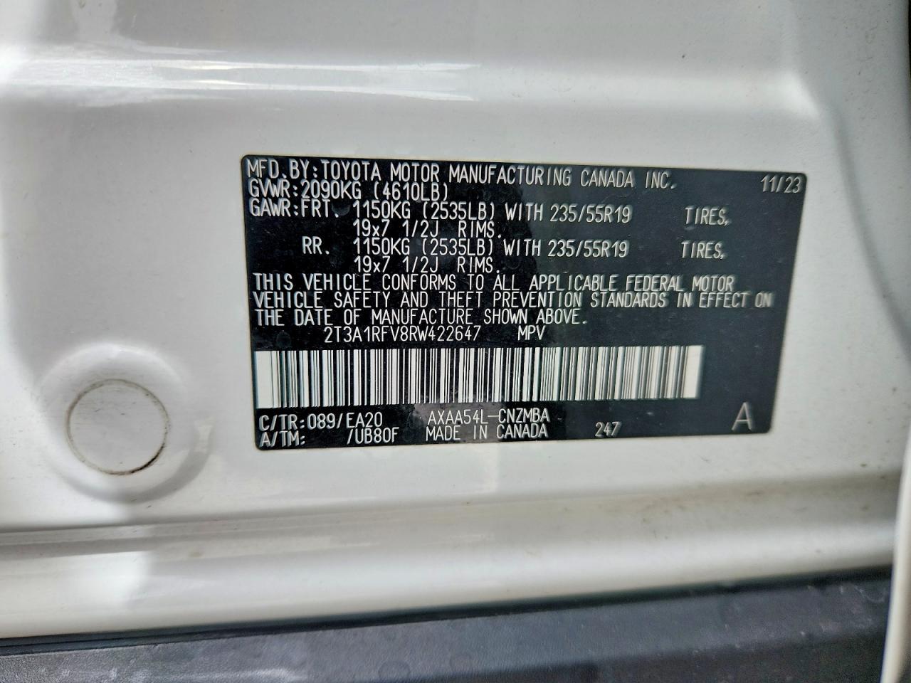 2024 TOYOTA RAV4 XLE PREMIUM photo 25