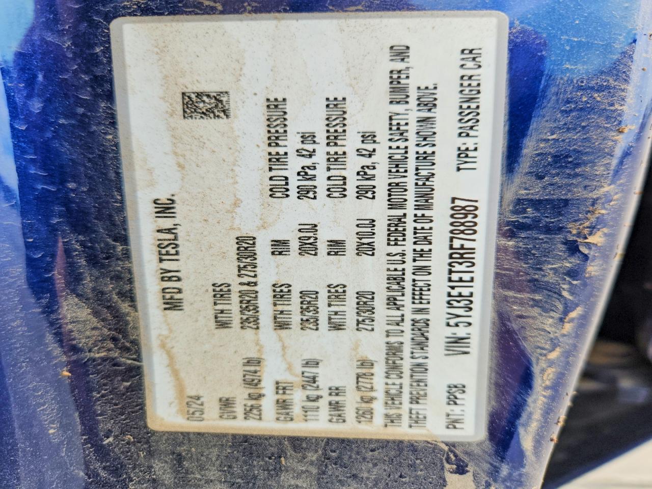 2024 TESLA MODEL 3 photo 23