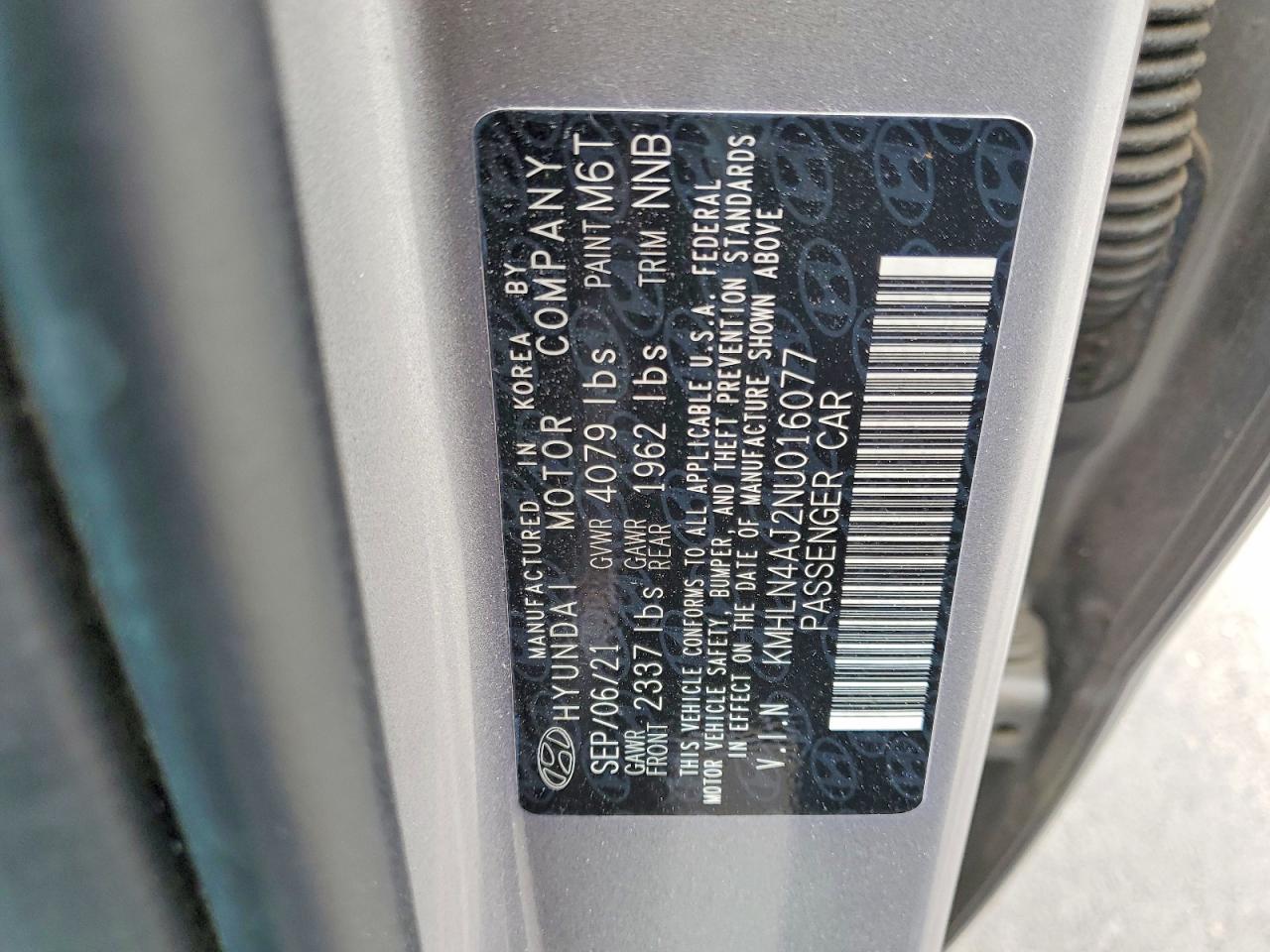 2022 HYUNDAI ELANTRA LIMITED photo 23