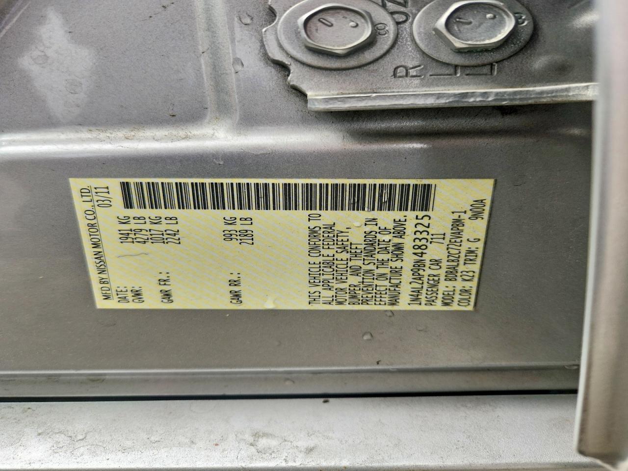2011 NISSAN ALTIMA 2.5 photo 23