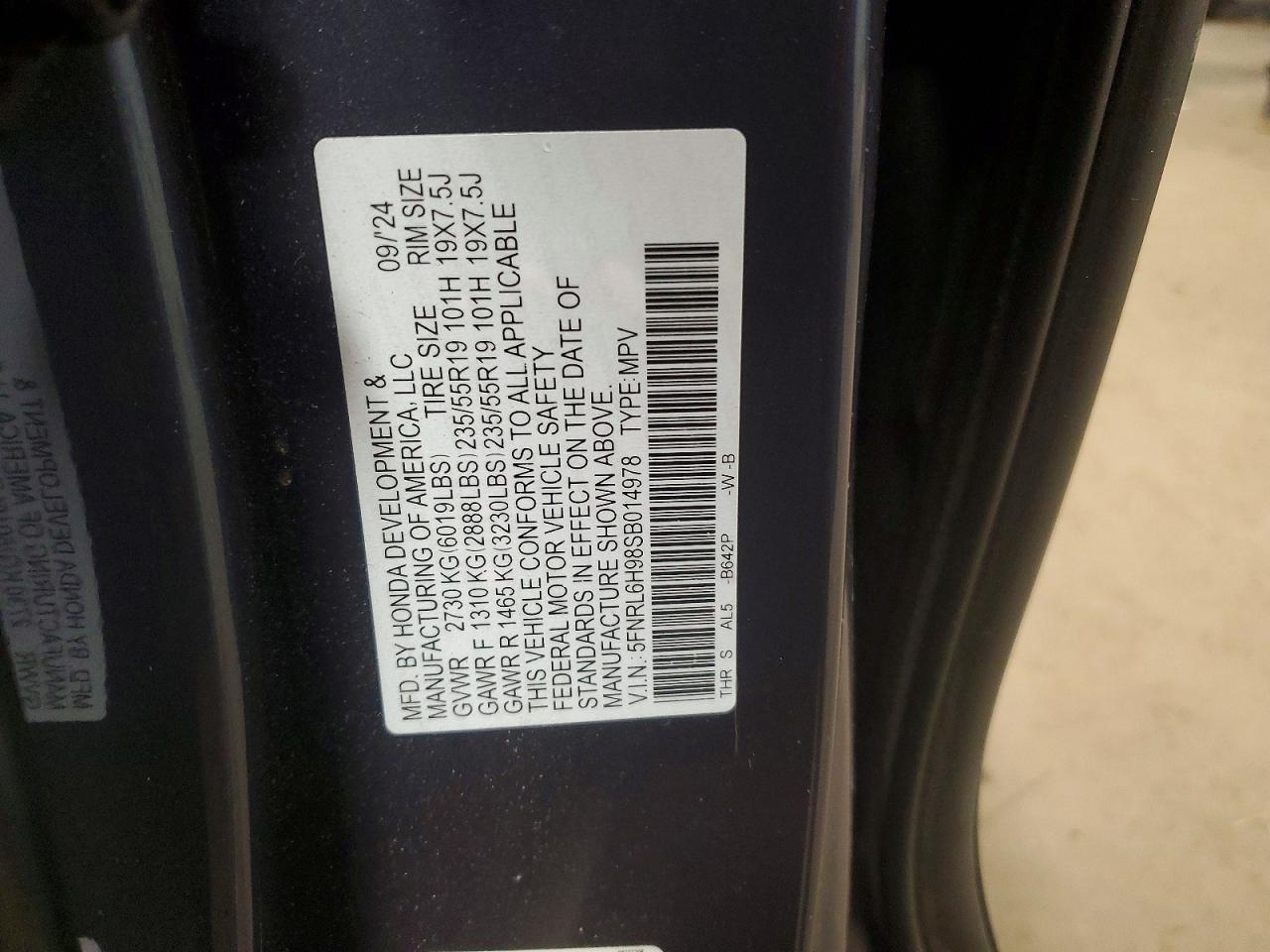 2025 HONDA ODYSSEY ELITE photo 25