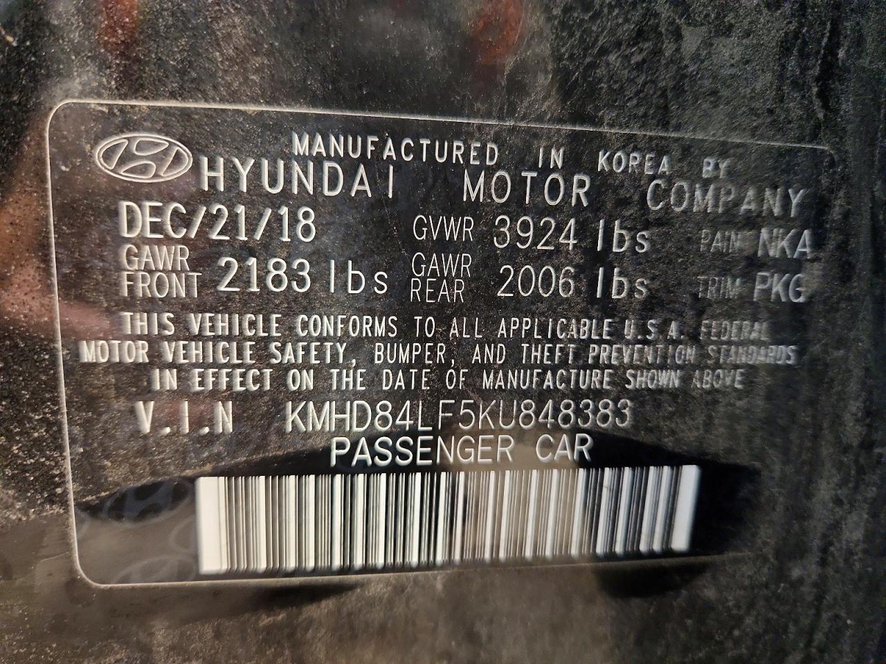 2019 HYUNDAI ELANTRA VALUE EDITION photo 25