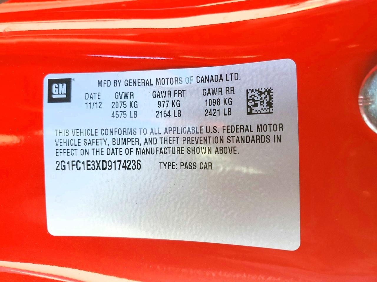 2013 CHEVROLET CAMARO LT photo 25